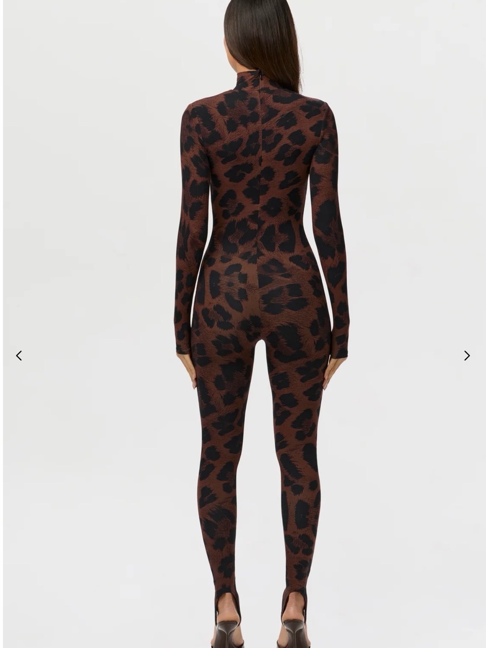 NWT NAKED PRINT STIRRUP JUMPSUIT PETITE - Picture 5 of 5